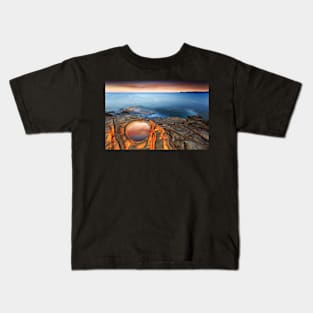 Bouddi National Park sunset Kids T-Shirt